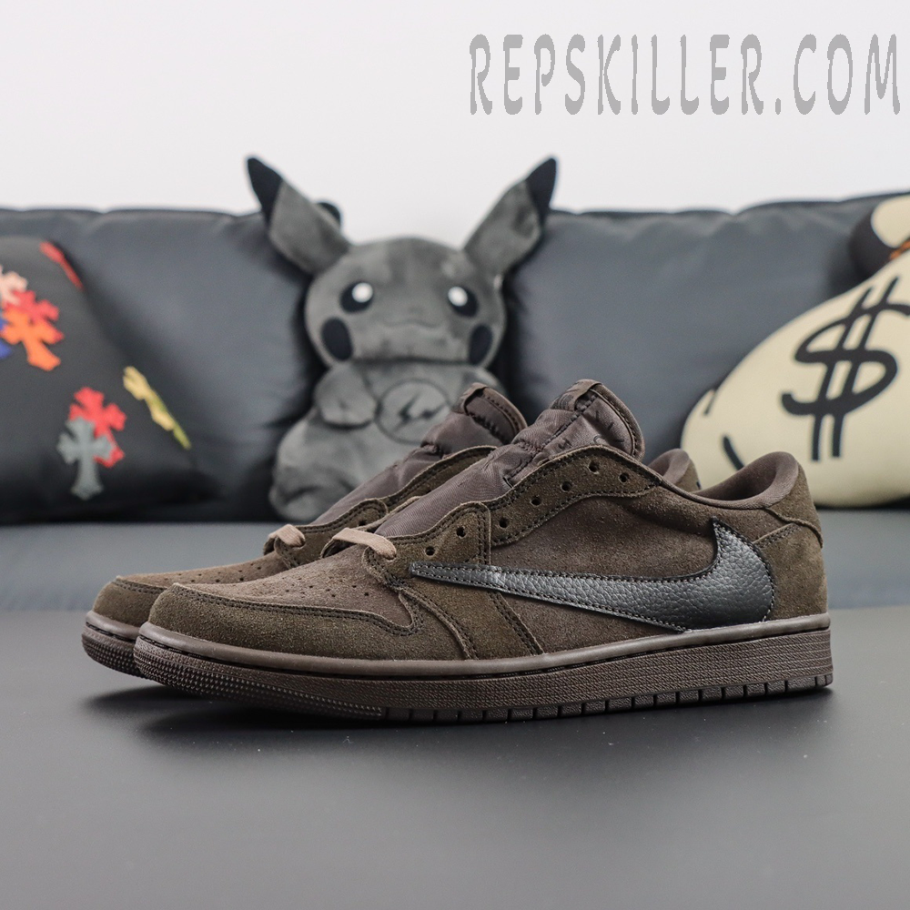 Travis Scott X Air Jordan 1 Retro Low Og Sp Velvet Brown