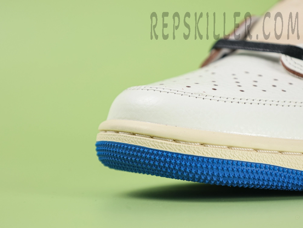 Travis Scott X Fragment X Air Jordan 1 Low Og Military Blue