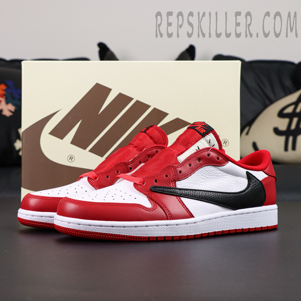 Travis Scott X Air Jordan 1 Low Chicago Custom