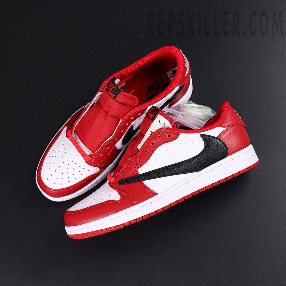 Travis Scott X Air Jordan 1 Low Chicago Custom