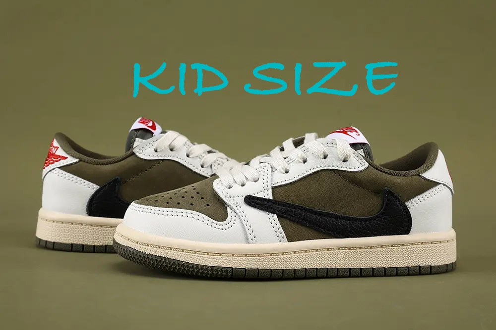 Travis Scott X Air Jordan 1 Retro Low Og Sp Ps Reverse Olive Medium Olive