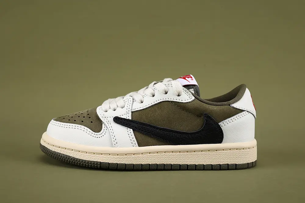 Travis Scott X Air Jordan 1 Retro Low Og Sp Ps Reverse Olive Medium Olive