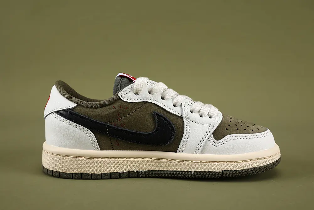 Travis Scott X Air Jordan 1 Retro Low Og Sp Ps Reverse Olive Medium Olive