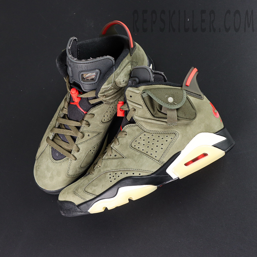 Travis Scott X Jordan 6 Retro Olive