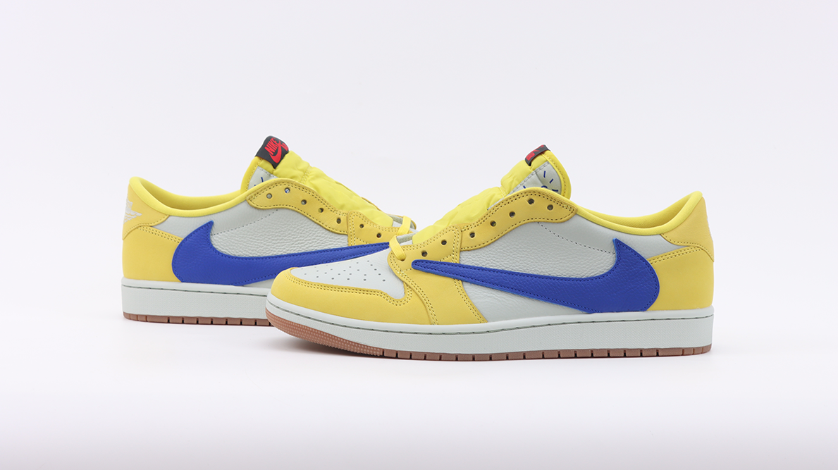 Travis Scott X Wmns Air Jordan 1 Retro Low Og Sp Canary Replica