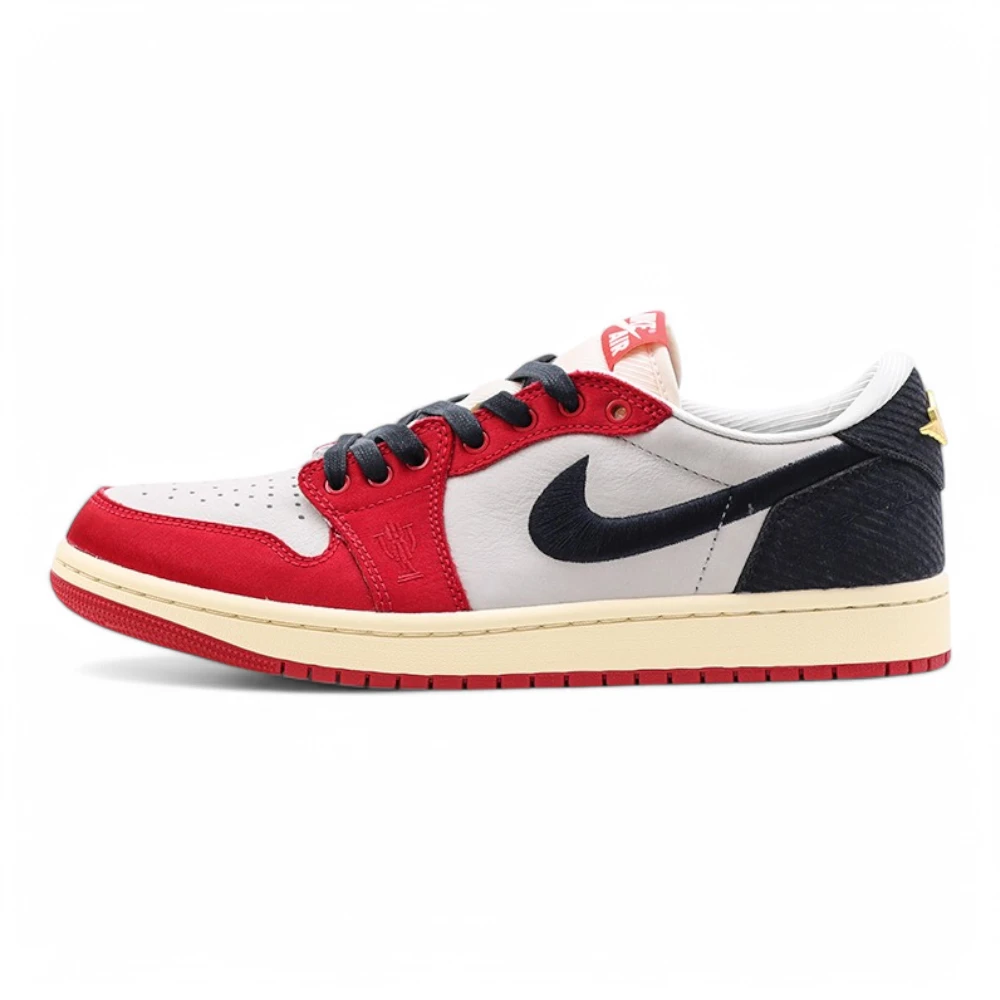 Trophy Room X Air Jordan 1 Retro Low Og Sp Rookie Card Away Replica