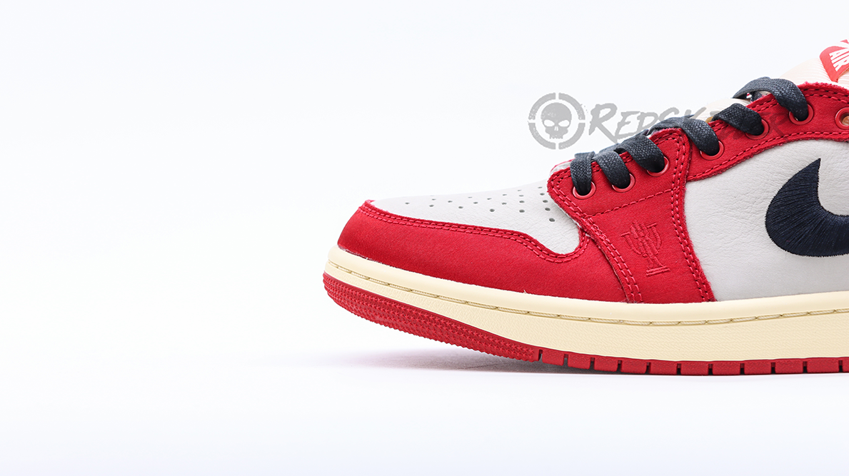 Trophy Room X Air Jordan 1 Retro Low Og Sp Rookie Card Away Replica