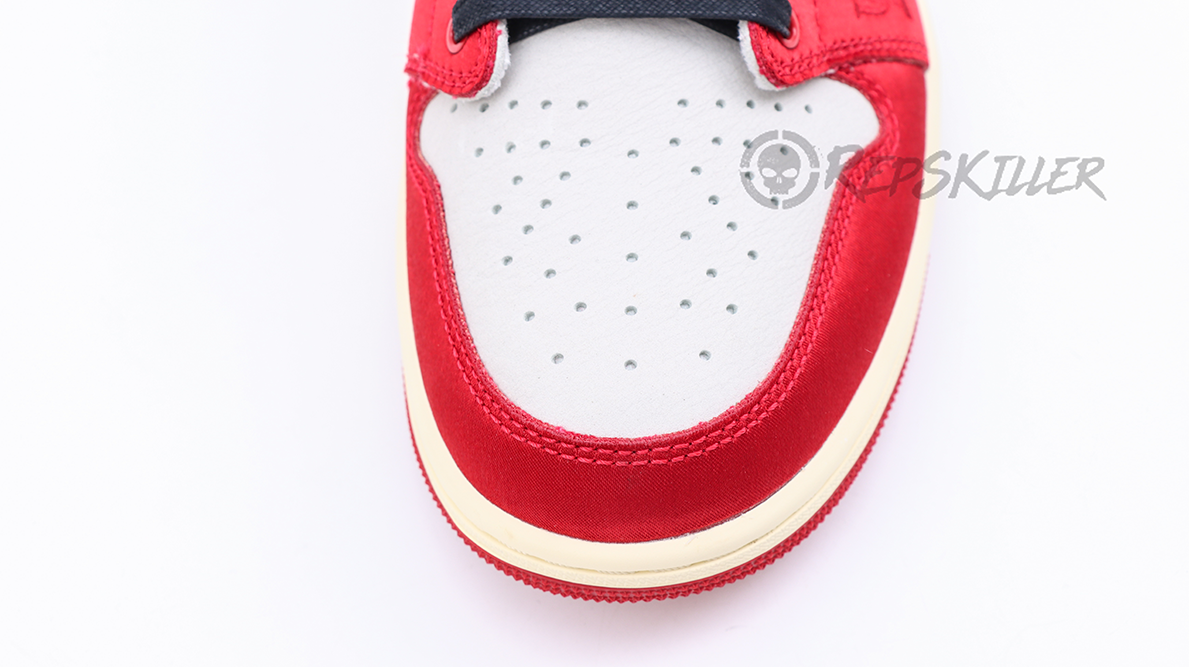Trophy Room X Air Jordan 1 Retro Low Og Sp Rookie Card Away Replica