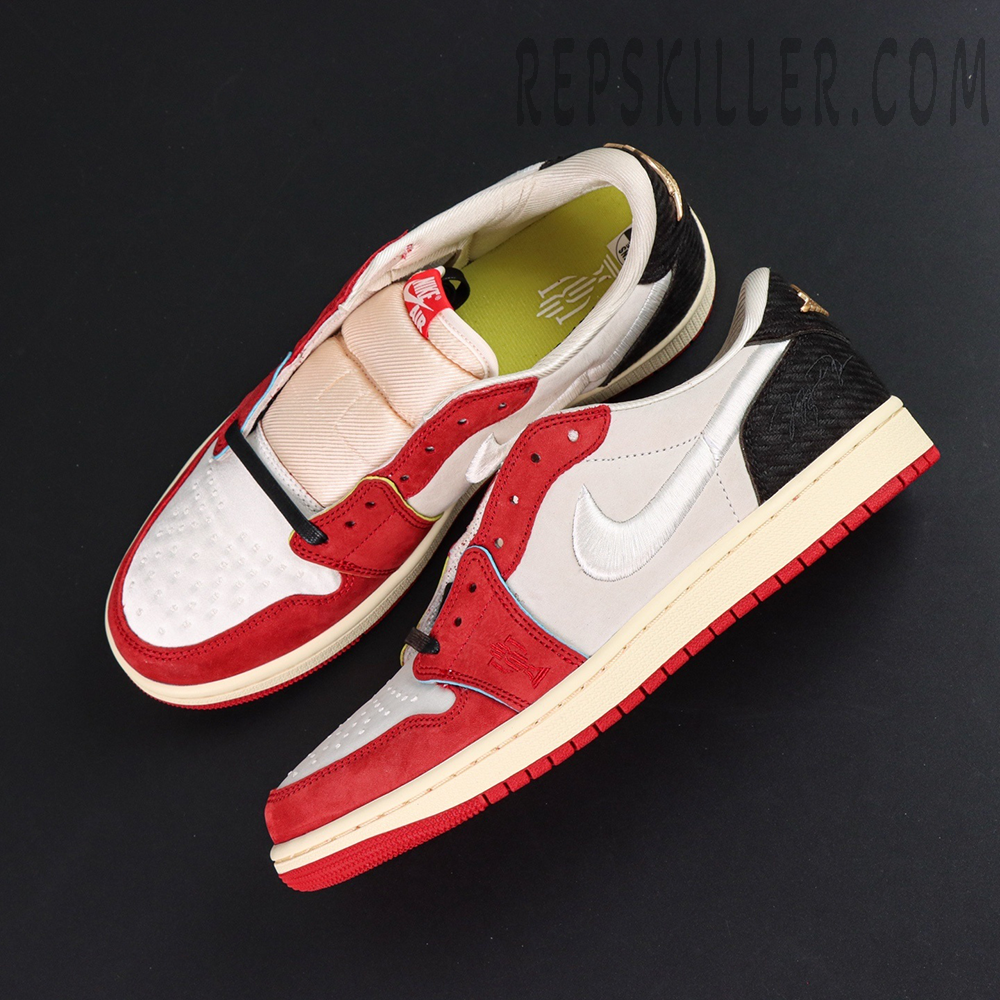 Trophy Room X Air Jordan 1 Retro Low Og Sp Rookie Card Home 2