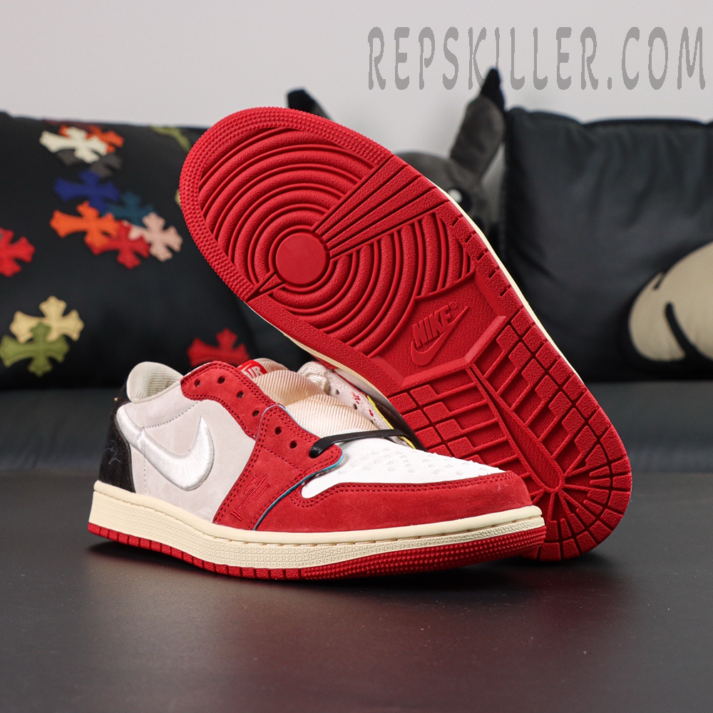 Trophy Room X Air Jordan 1 Retro Low Og Sp Rookie Card Home 2