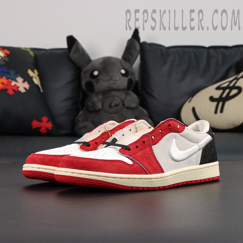 Trophy Room X Air Jordan 1 Retro Low Og Sp Rookie Card Home 2