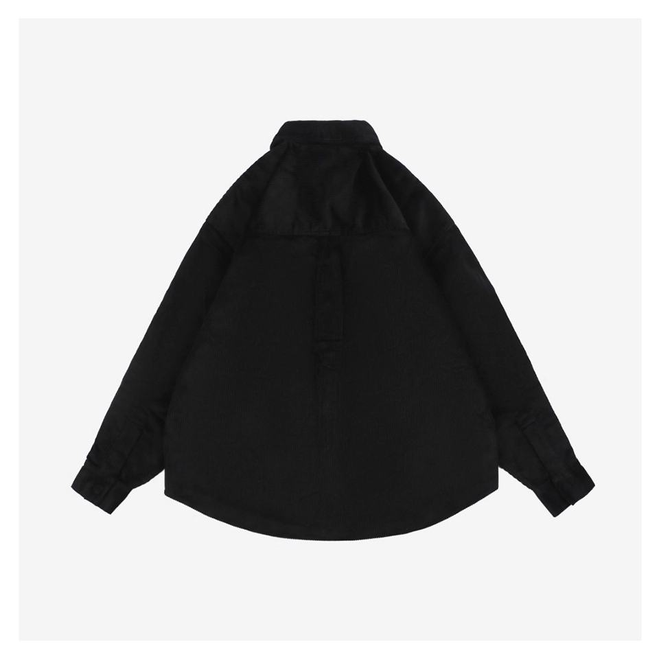 We11Done Corduroy Embroidered Shirt