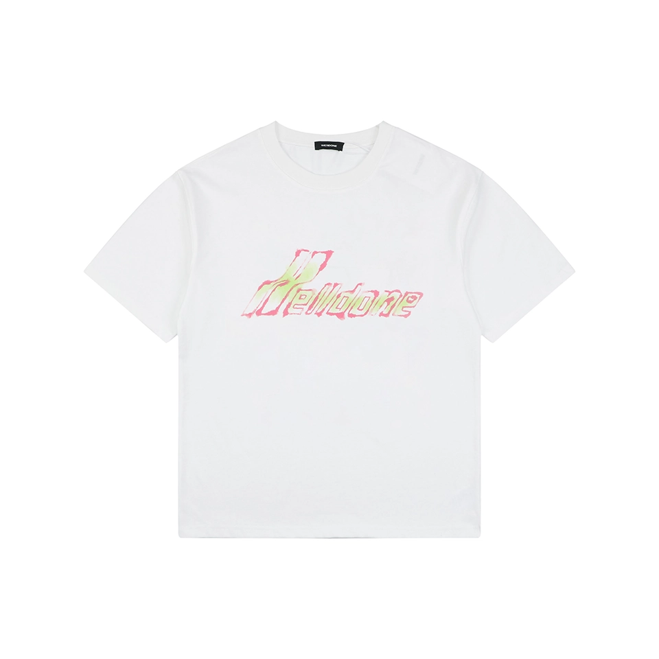 We11Done Gradient Logo Graphic T Shirt