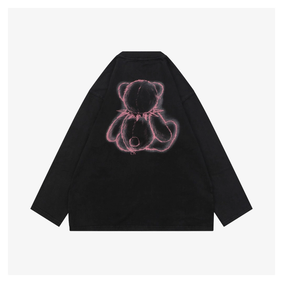 We11done-Neon-Outline-Teddy-Bear-Washed-Shirt8.jpeg.webp We11Done Neon Outline Teddy Bear Washed Shirt
