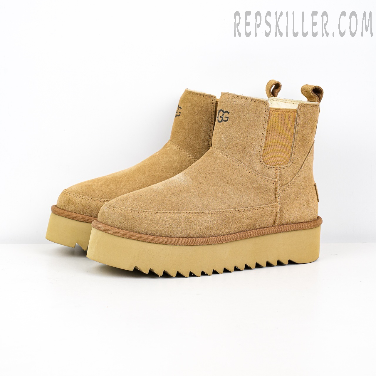 Wmns Chelsea Platform Mini Boot Chestnut