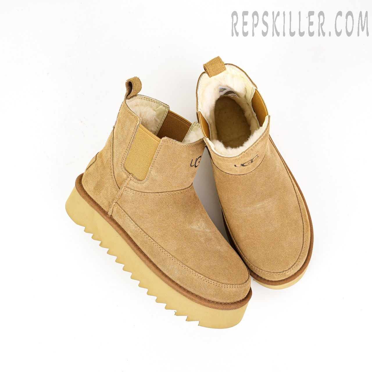 Wmns Chelsea Platform Mini Boot Chestnut