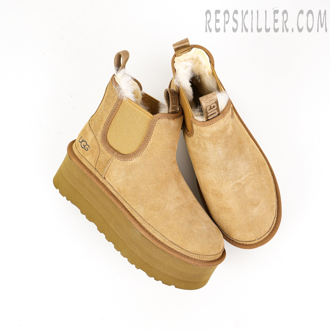 Wmns Neumel Platform Chelsea Boot Chestnut