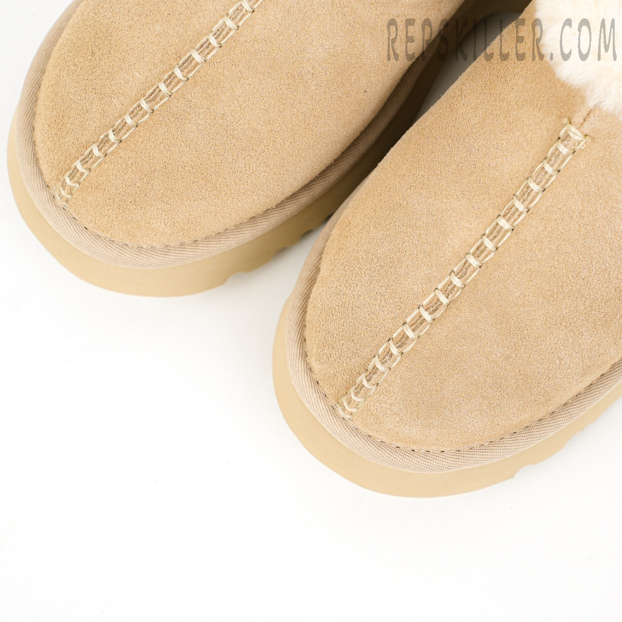 Wmns New Heights Cozy Clog Beige