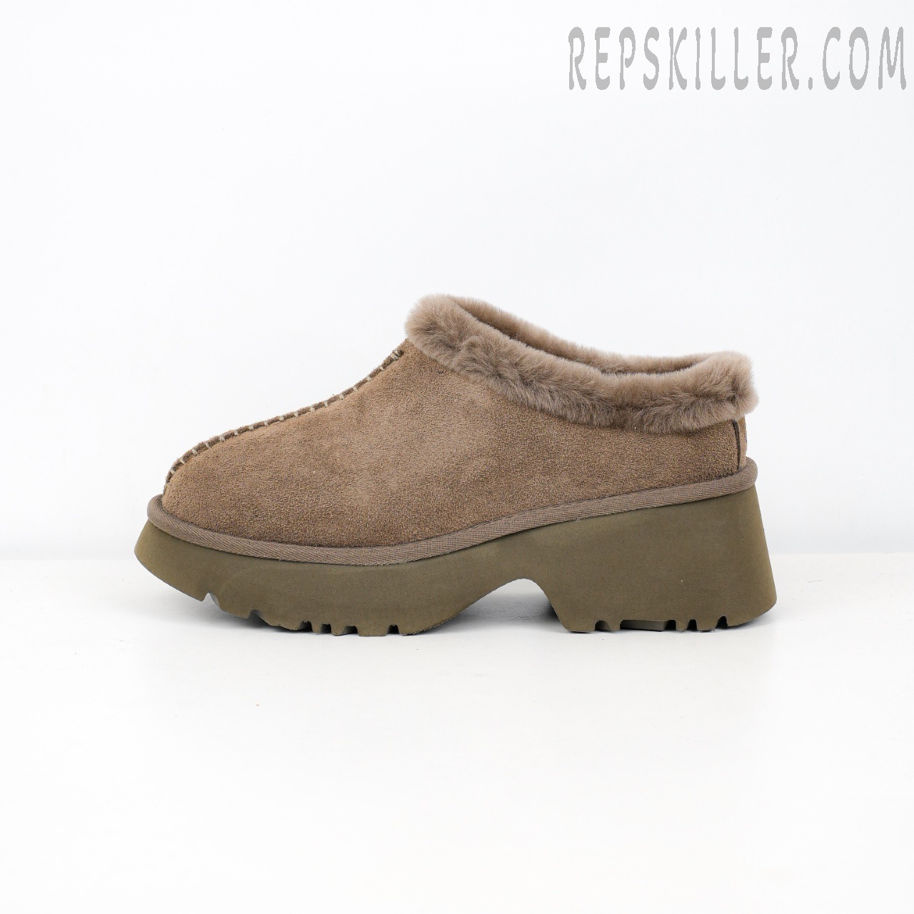 Wmns New Heights Cozy Clog Brown