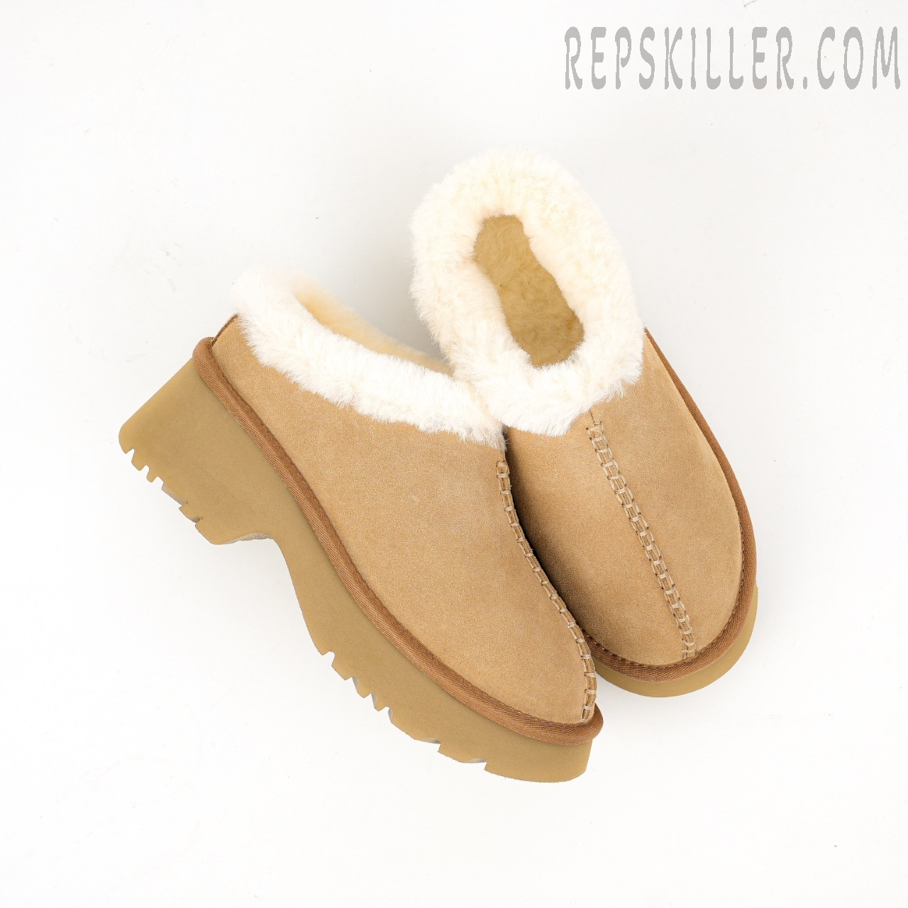 Wmns New Heights Cozy Clog Chestnut