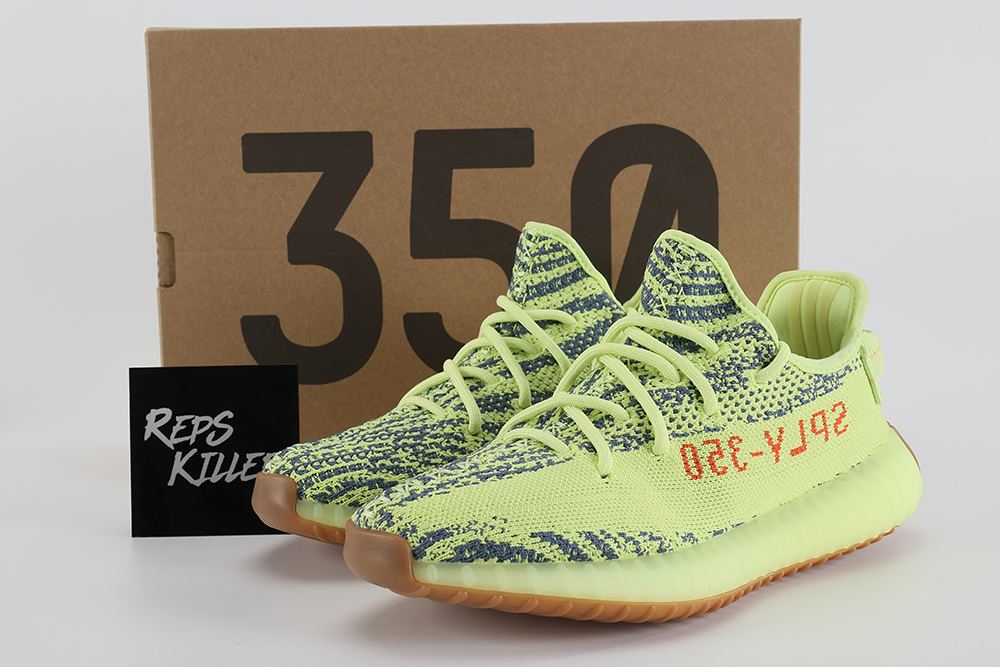 Yeezy Boost 350 V2 Semi Frozen Yellow – Image 1 Yeezy Boost 350 V2 'Semi Frozen Yellow' Replica