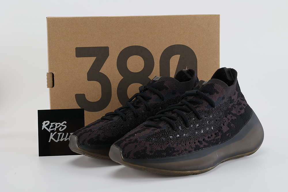 Yeezy Boost 380 Onyx Reflective – Image 1 Yeezy Boost 380 'Onyx Reflective' Replica