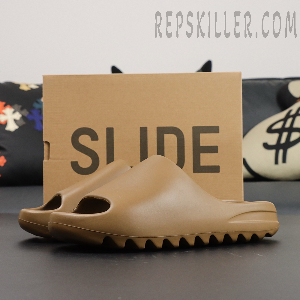 Yeezy Slides Earth Brown Replica