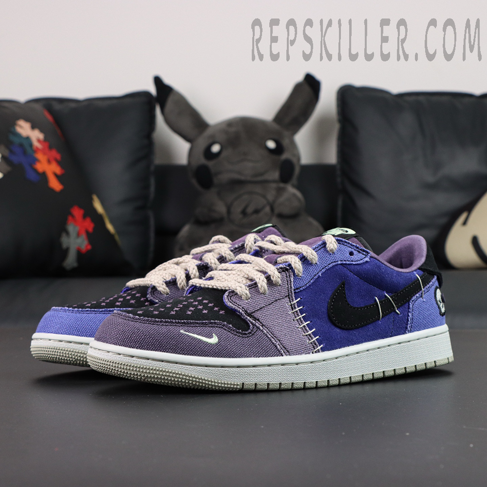 Zion Williamson X Jordan 1 Retro Low Og Voodoo Alternate