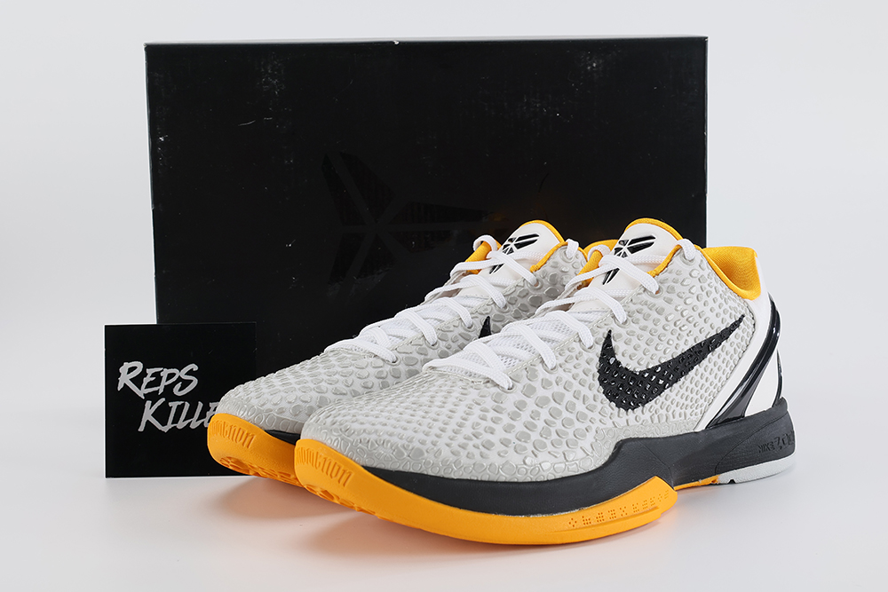 Kobe 6 Protro White Del Sol – Image 1 Zoom Kobe 6 Protro 'White Del Sol' Replica