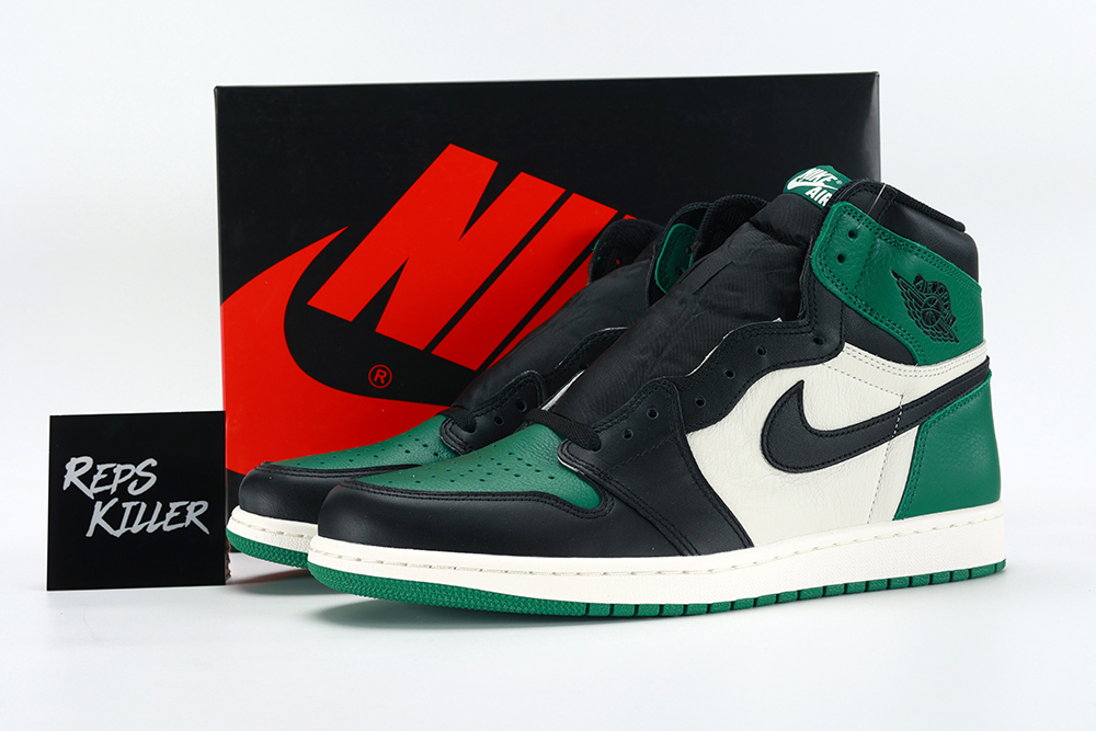 Air Jordan 1 Retro High Og Pine Green – Image 1 Air Jordan 1 Retro High OG 'Pine Green' Replica