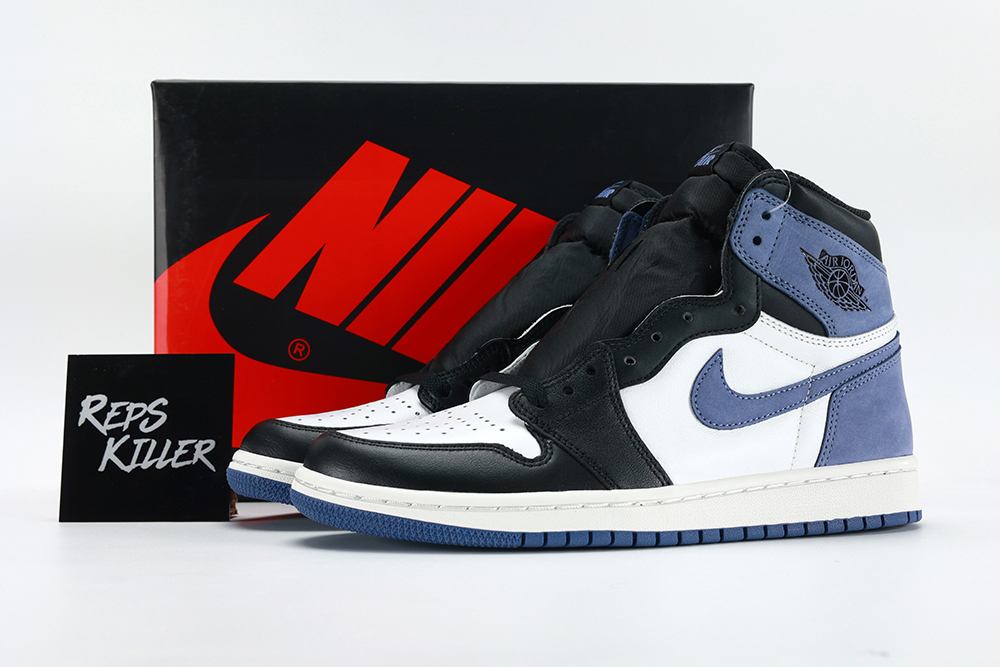 Air Jordan 1 Retro High Og Blue Moon Replica – Image 1 Air Jordan 1 Retro High OG 'Blue Moon' replica