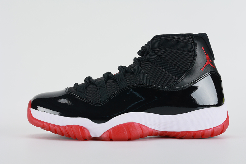 Air Jordan 11 Retro Bred 2019 Replica – Image 3 Air Jordan 11 Retro 'Bred' 2019 Replica