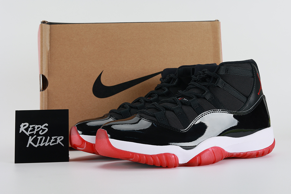 Air Jordan 11 Retro Bred 2019 Replica – Image 1 Air Jordan 11 Retro 'Bred' 2019 Replica