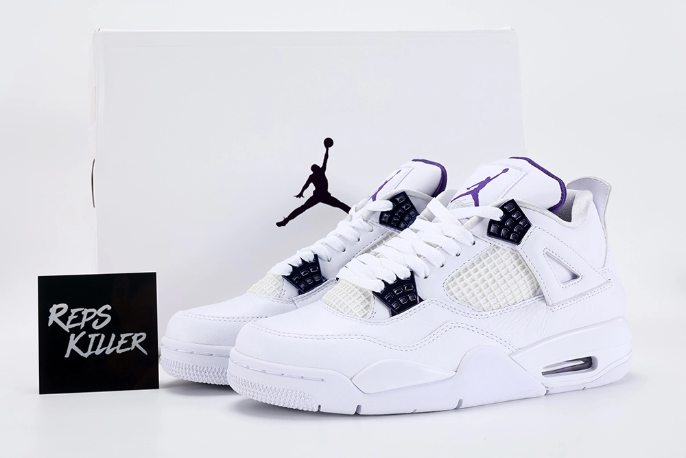 Air Jordan 4 Retro Purple Metallic – Image 1 Air Jordan 4 Retro Purple Metallic replica