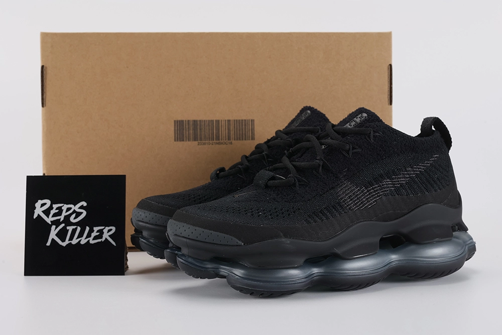 Air Max Scorpion Flyknit Triple Black Replica – Image 1 air-max-scorpion-flyknit-'triple-black'-replica