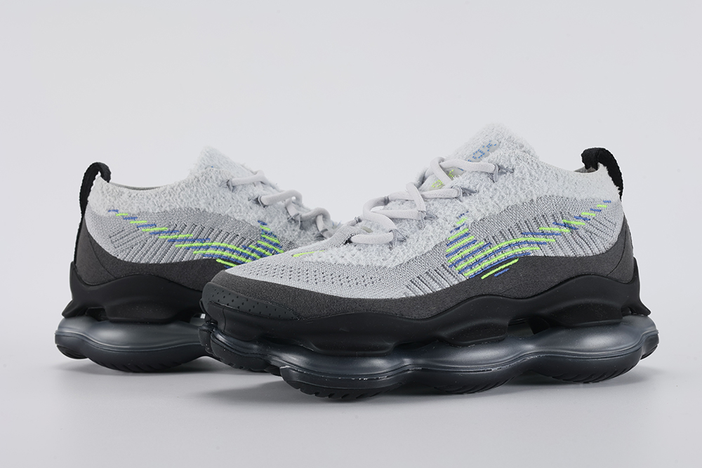 Air Max Scorpion Flyknit Wolf Grey Volt Replica – Image 2 air-max-scorpion-flyknit-'wolf-grey-volt'-replica
