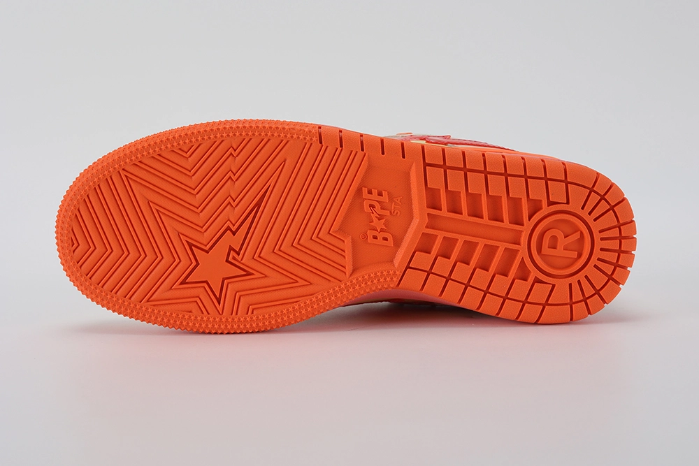 A Bathing Ape Sk8 Sta M1 Orange