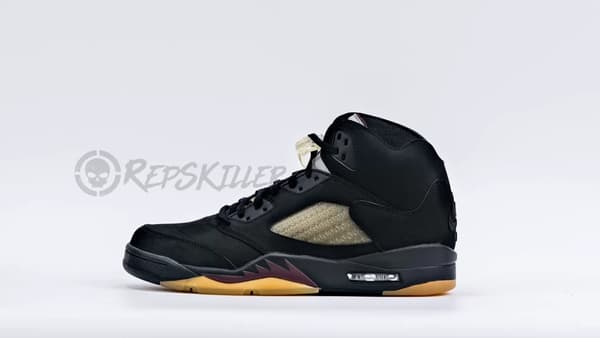 A Ma Mani&eacute;re x Air Jordan 5 Retro 'Black' Replica