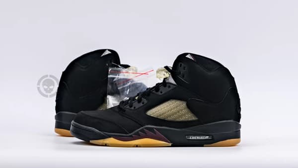 A Ma Mani&eacute;re x Air Jordan 5 Retro 'Black' Replica