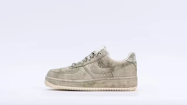Air Force 1 07 Premium Nai Ke Olive Aura Replica – Image 3 Air Force 1 '07 Premium 'NAI-KE - Olive Aura' Replica