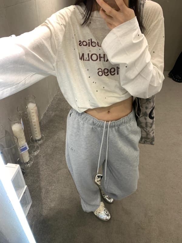 Acne Studios Distressed 1996 Rhinestone Lettering Shirt – Image 1 Acne Studios Distressed 1996 Rhinestone Lettering Shirt