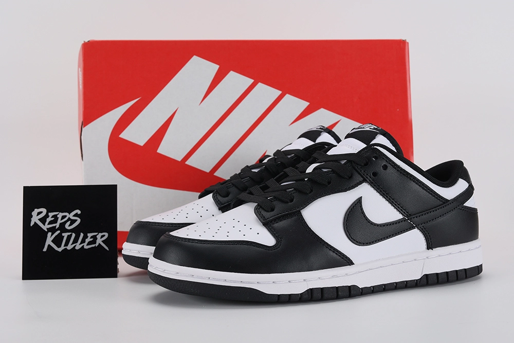 Dunk Low Black White – Image 1 dunk-low-black-white-replica