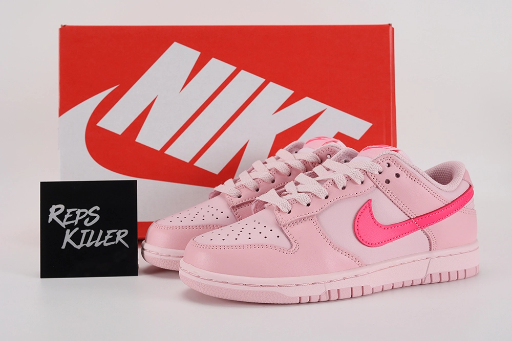 Dunk Low Gs Triple Pink – Image 1 dunk-low-gs-'triple-pink'-replica