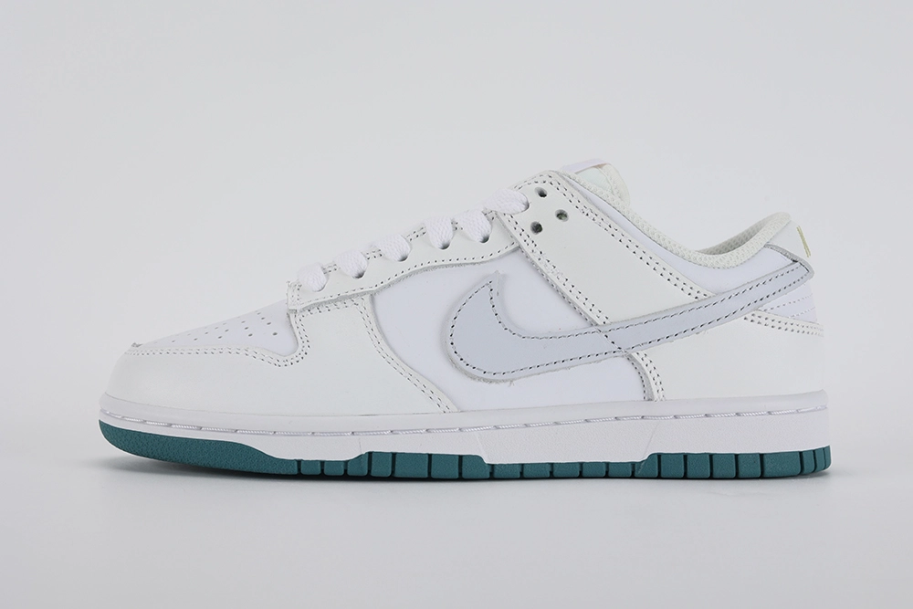 Dunk Low Gs White Grey Teal – Image 3 dunk-low-gs-'white-grey-teal'-replica