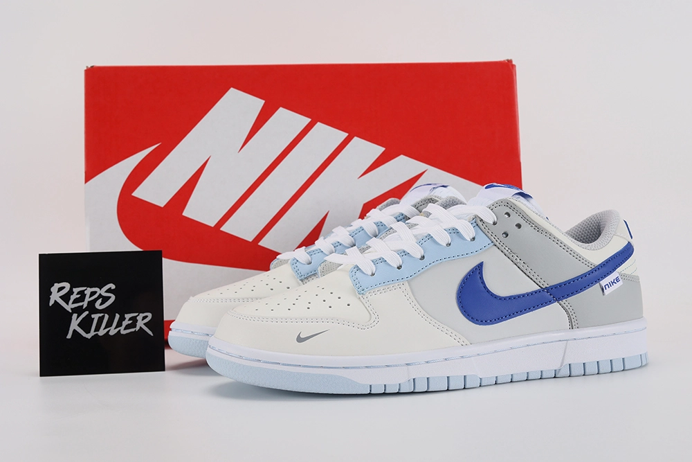 Dunk Low Just Stitch It Hyper Royal – Image 1 dunk-low -'just-stitch-It-hyper-royal'-replica