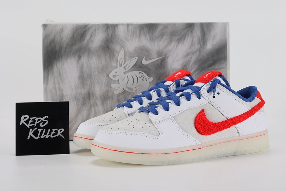 Dunk Low Year Of The Rabbit White Rabbit Candy – Image 1 dunk-low 'year-of-the-rabbit-white-rabbit-candy'-replica
