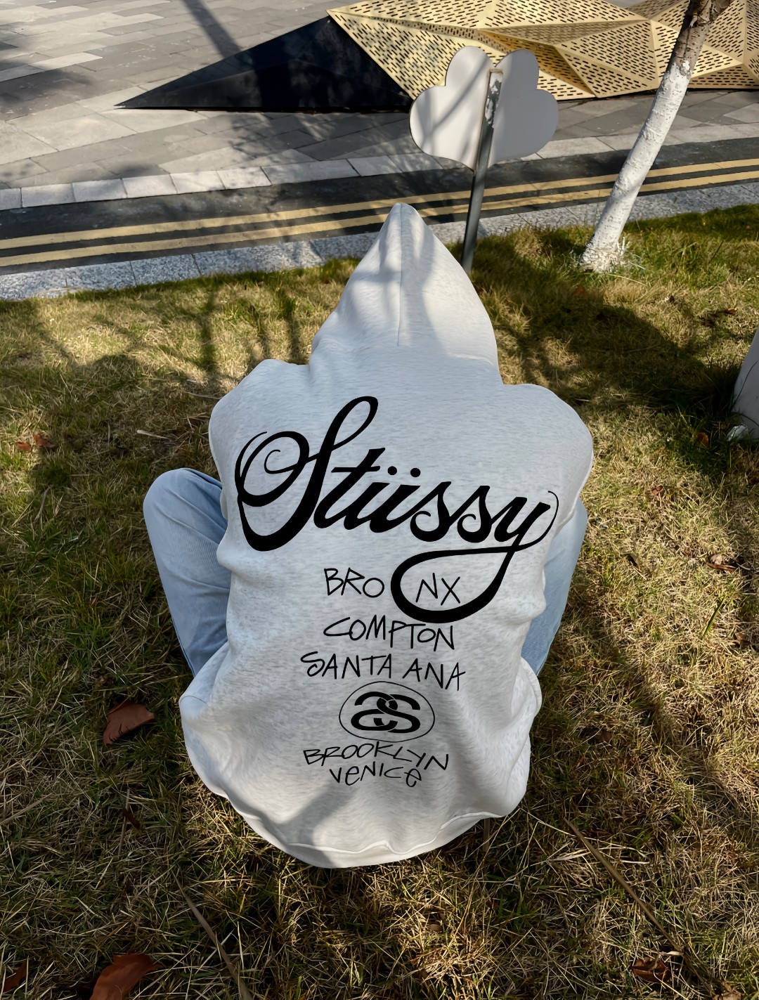 Stussy Tour Graffiti Letter Print Hooded Sweatshirt – Image 2 Stussy Tour Graffiti Letter Print Hooded Sweatshirt – Image 2