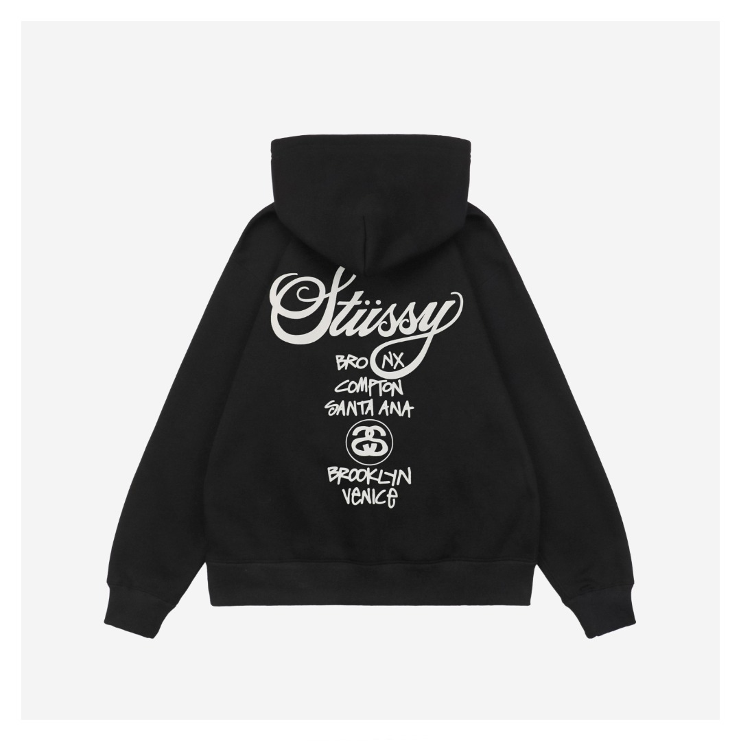 img_30bf4b5b_20241122_o_1id7u7s2q133qjc1gs09p31sg119.jpeg.jpg Stussy Tour Graffiti Letter Print Hooded Sweatshirt