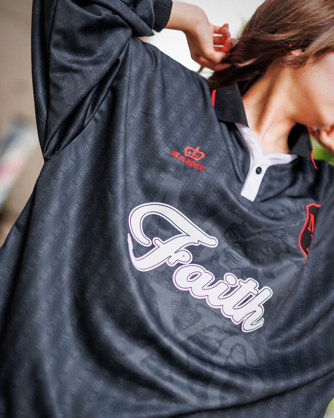 Saint Michael Soccer Vintage Football Long Sleeve Shirt – Image 2 Saint Michael Soccer Vintage Football Long Sleeve Shirt – Image 2