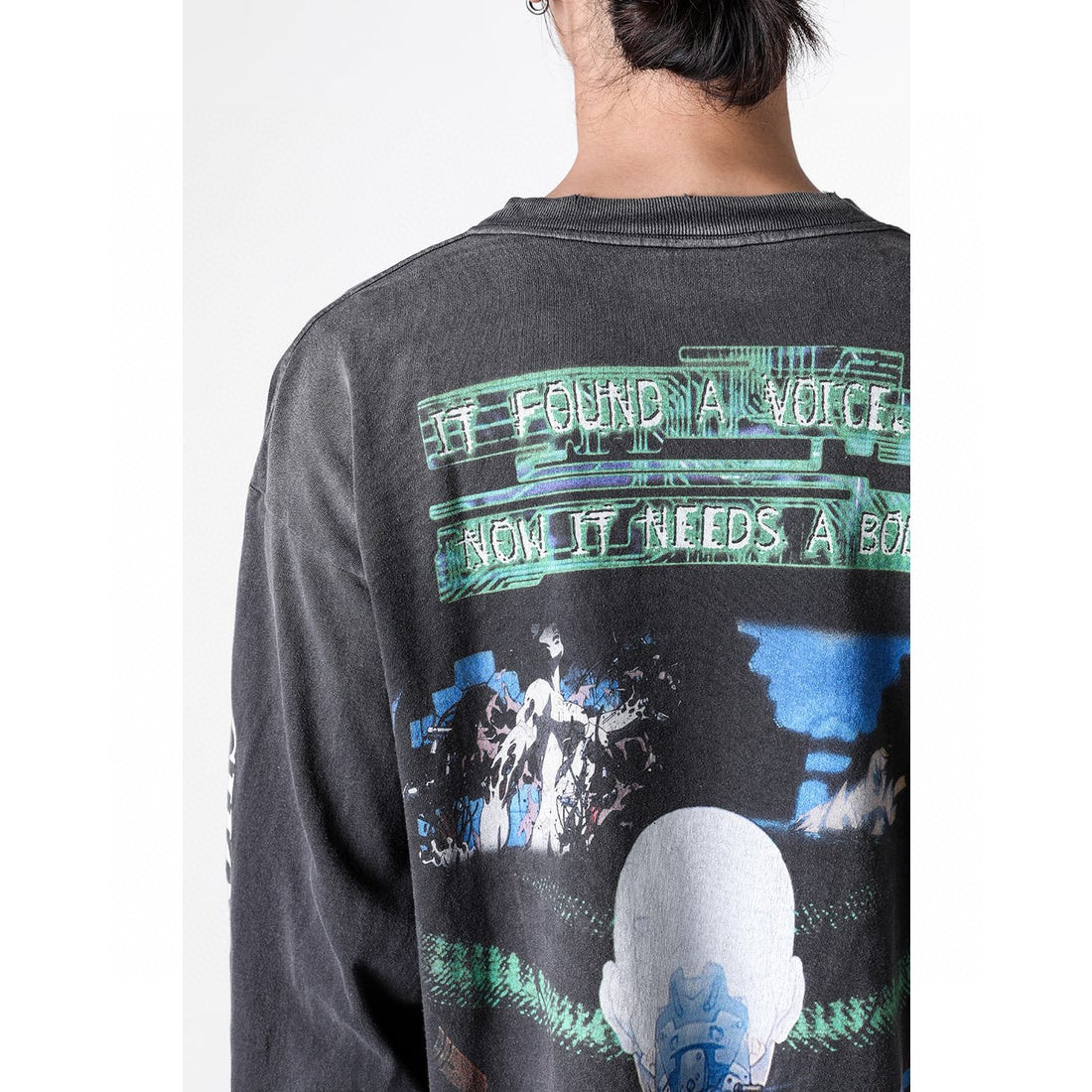 Saint Michael Sleeping Motoko Print Shirt &ndash; Image 2
